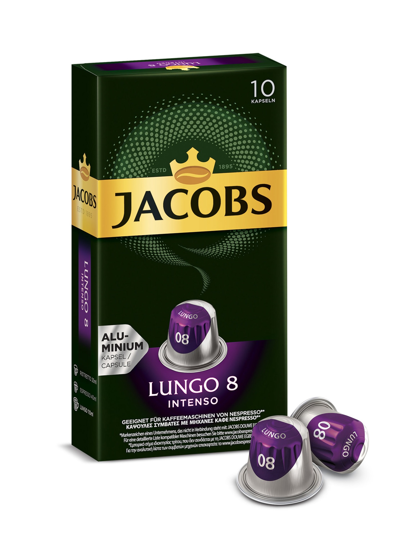 Jacobs Capsule Lungo 8 Intenso 52 G